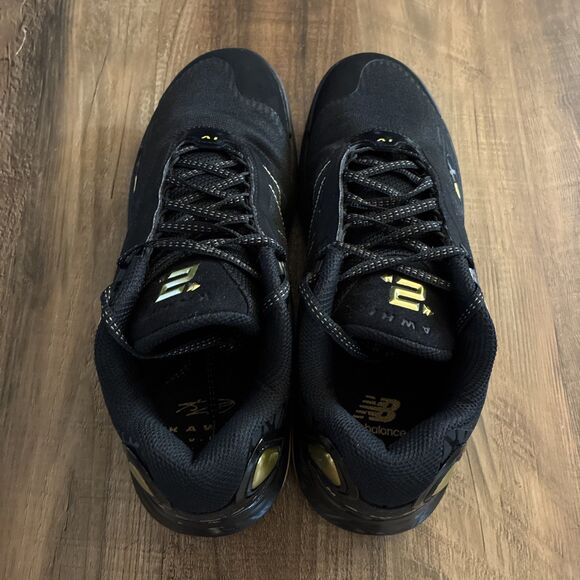 New Balance Kawhi IV Black Gold Men Size 9 Basketball Shoes BBKLSWG4 - Picture 4 of 7